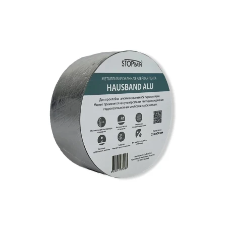 Скотч односторонний алюминизированный Fakro HausBand Alu 25x0,05 м в Санкт-Петербурге фото