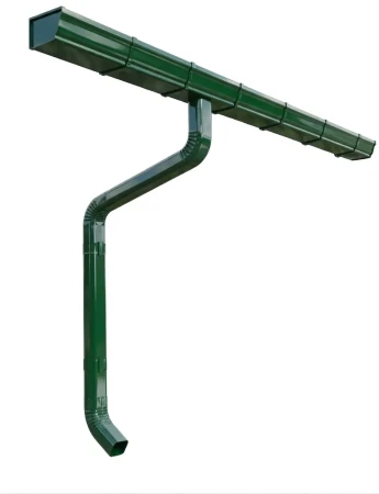 Комплект металлического водостока ГрандЛайн Vortex 127x78 мм Полиэстер RAL 6005 в Санкт-Петербурге фото