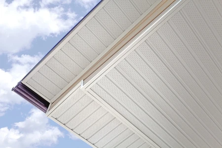 Виниловый софит Grand Line T4 Классика с полной перфорацией белый