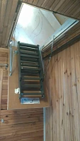 Чердачная люк-лестница Fakro в готовый проём потолка