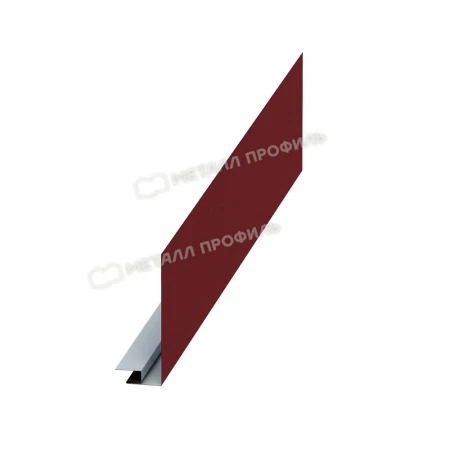 Планка карнизного свеса сложная Металл Профиль 250x50x2000 0,5 Norman цвет RAL 3011