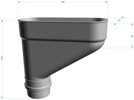 Коллектор для водостока ПВХ Döcke Lux в Санкт-Петербурге фото