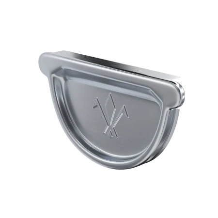 Заглушка желоба универсальная с резиновым уплотнителем d-150 мм Aquasystem Premium 0,5 Оцинкованная