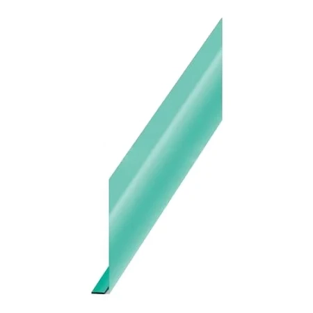 Планка карнизного свеса Металл Профиль 200x30x2000 0,50 PURMAN цвет Tourmalin Светло-зеленый металлик