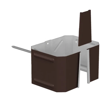 Кронштейн трубы на кирпич 76x102 мм Металл Профиль Бюджет Полиэстер 0,5 в Санкт-Петербурге фото