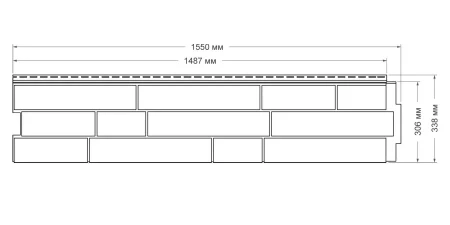 Пластиковая фасадная панель Grand Line ЯФАСАД Крымский сланец в Санкт-Петербурге фото