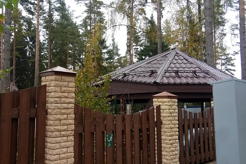 Закрепление снегозадержателя Borge