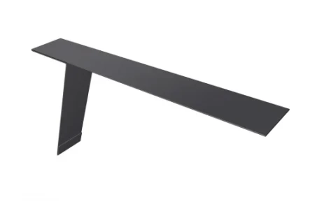 Планка карнизная фальц Grand Line 130x80 0,5 Satin цвет RAL 7004