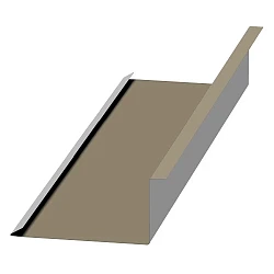 Планка примыкания нижняя Металл Профиль 250x122x2000 Полиэстер 0,45 Планка примыкания нижняя Металл Профиль 250x122x2000 Полиэстер 0,45