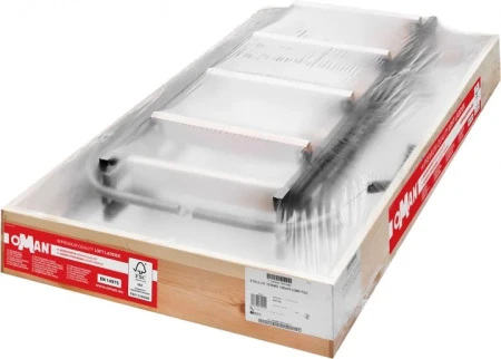 Чердачная люк-лестница Oman Складная комбинированная 4-х секционная противопожарная Stallux EI45 в Санкт-Петербурге фото