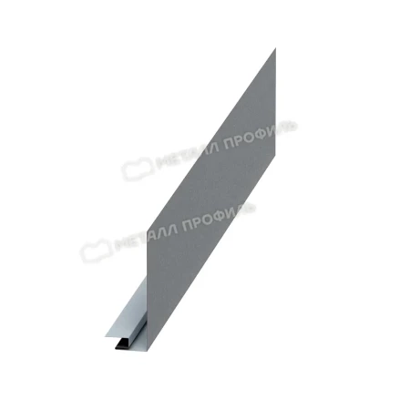 Планка карнизного свеса сложная Металл Профиль 185x50x2000 0,5 Norman цвет RAL 7004