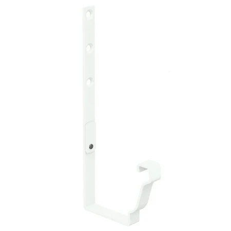 Крюк желоба длинный 120x86x295 мм Металл Профиль Бюджет 3,0 Ral 9003