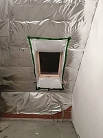 Мансардное окно Fakro FTS-V U2 78х118 в утеплённом скате с пароизоляцией