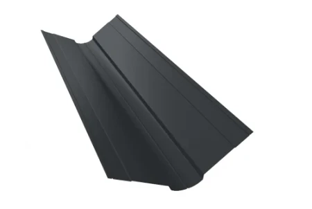 Планка ендовы верхней фигурной Grand Line 100x100 0,5 Velur цвет RAL 7016