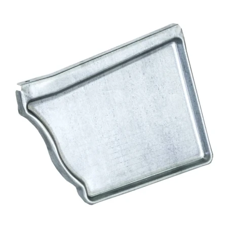 Заглушка желоба правая ГрандЛайн Vortex Цинк 0,45 в Санкт-Петербурге фото