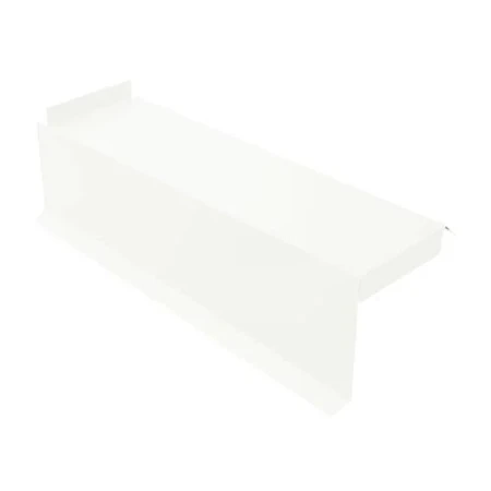 Планка сегментная торцевая левая Металл Профиль 350 мм 0,5 PURMAN цвет RAL 9010 Планка сегментная торцевая левая Металл Профиль 350 мм 0,5 PURMAN цвет RAL 9010