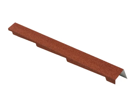 Планка торцевая правая для композитной черепицы Luxard цвет Коралловый Планка торцевая правая для композитной черепицы Luxard цвет Коралловый