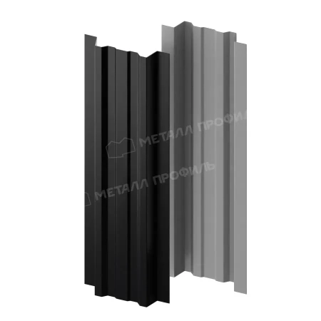 Прямоугольный Lane Purman 0,5 RAL 9005 прямой