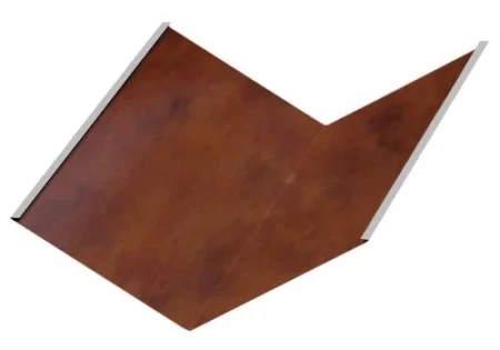 Планка ендовы нижняя Металл Профиль 298x298x2000 0,50 CLOUDY цвет Anticato Терракотовый