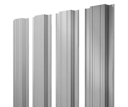 Прямоугольный Полиэстер 0,45 RAL 9006 прямой