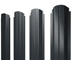 Штакетник Grand Line П-образный Satin 0,5 фигурный