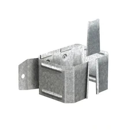 Кронштейн трубы на дерево 76x102 Металл Профиль Бюджет 0,5 Оцинкованный