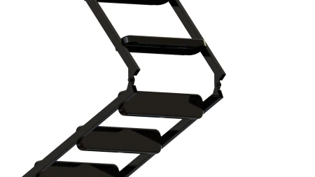 Чердачная люк-лестница Oman Складная 3-х секционная Metal T3 в Санкт-Петербурге фото