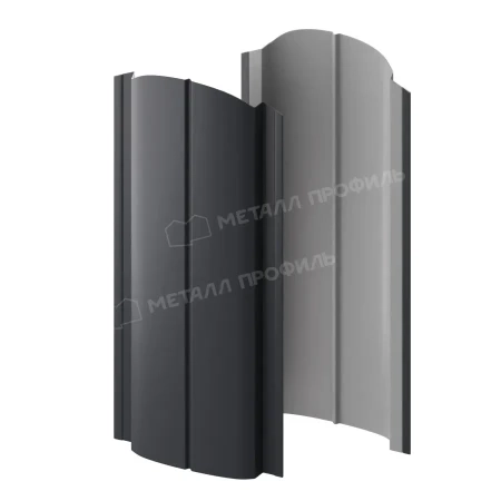 Штакетник Металл Профиль Круглый Ellipse Полиэстер 0,45 фигурный в Санкт-Петербурге фото