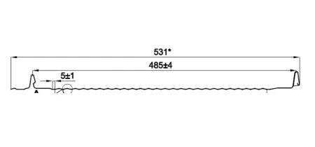 Кликфальц Металл Профиль Fastclick-B Valori 0,5 в Санкт-Петербурге фото