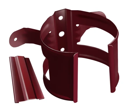 Кронштейн трубы на дерево d-90 мм Grand Line Полиуретан 0,6 Granite RAL 3005