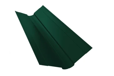 Планка ендовы верхней фигурной Grand Line 100x100 0,5 Satin цвет RAL 6005