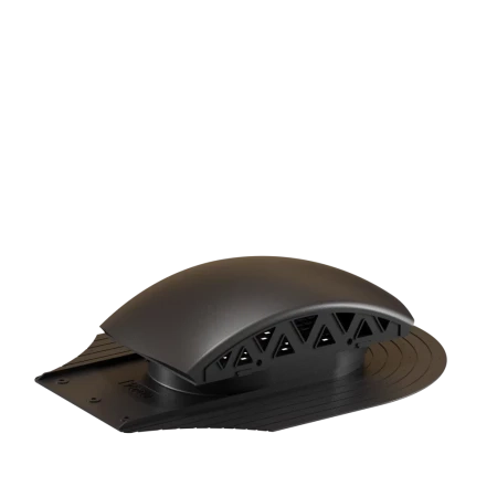 Кровельный вентиль (черепаха) для мягкой кровли при монтаже Viotto цвет черный (RAL 9005)