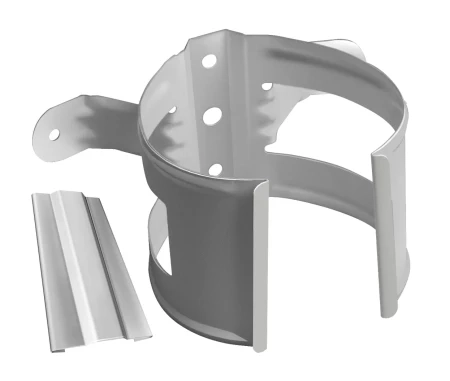 Кронштейн трубы на дерево d-90 мм Grand Line Полиуретан 0,6 Granite RAL 9003