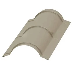 Планка конька круглого Металл Профиль R110x2000 Полиэстер 0,45 Планка конька круглого Металл Профиль R110x2000 Полиэстер 0,45