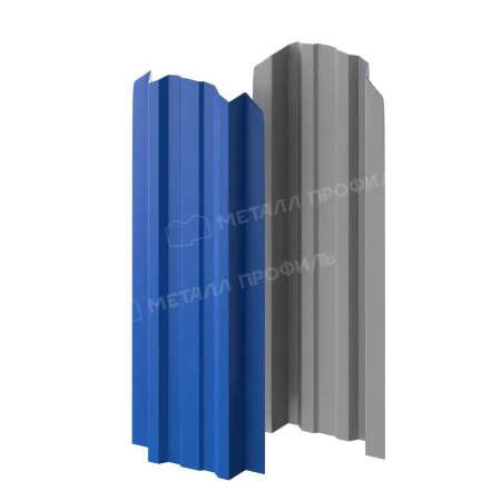 Прямоугольный Lane Полиэстер 0,45 RAL 5005 фигурный