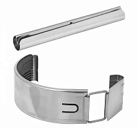 Соединитель желоба в комплекте d-125 мм Аквасистем Премиум 0,5 Оцинкованный