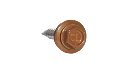 Саморез кровельный 4,8x70мм RAL 8004