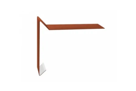 Планка ветровая для мягкой кровли Grand Line 100x20x100 0,45 Drap цвет RAL 8004