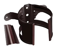 Кронштейн трубы на дерево d-100 мм Grand Line GL PU Полиуретан 0,6 Granite RAL 8017