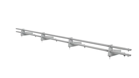 Для металлочерепицы с высокой ступенькой 350 мм Русский Рубеж 3 м RAL 7004