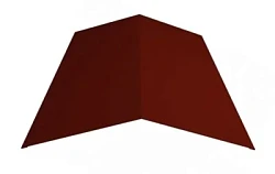 Планка конька плоского простая Металл Профиль 115x115x2000 Полиэстер 0,45 Планка конька плоского простая Металл Профиль 115x115x2000 Полиэстер 0,45