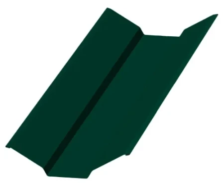 Планка ендовы верхняя Металл Профиль 76x76x2000 0,45 Полиэстер цвет RAL 6005