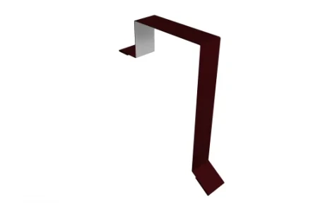 Планка торцевая (фронтонная) фальц Grand Line 60x97 0,45 Полиэстер цвет RAL 3005