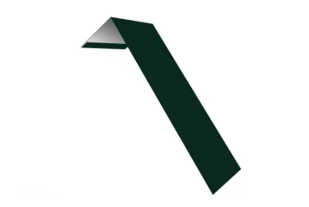 Планка лобовая/околооконная простая Grand Line 190x50 0,5 Satin цвет RAL 6005