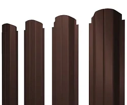 Штакетник Grand Line П-образный Satin Matt 0,5 фигурный