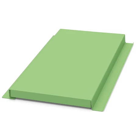 Линеарная панель Металл профиль Primepanel-Т-Г 24х281 мм с рустом Norman Ral 6019