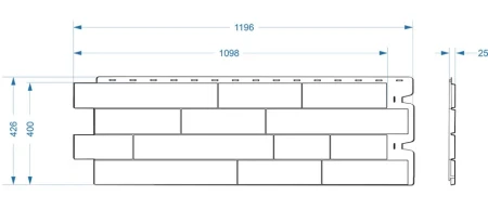 Пластиковая фасадная панель Döcke Stein в Санкт-Петербурге фото