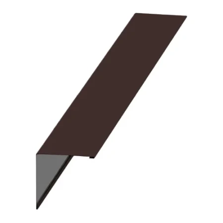 Планка угла наружного Металл Профиль 115x115x2000 0,50 PURETAN цвет RAL 8017