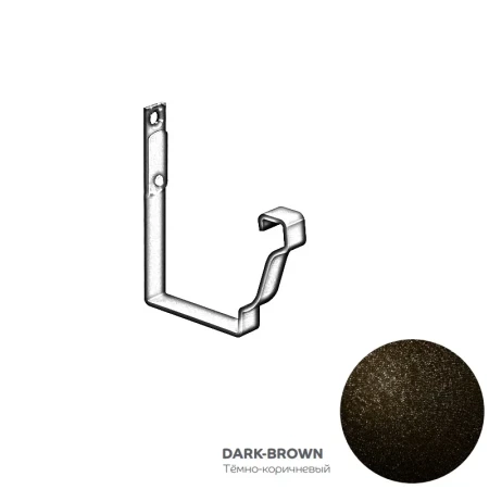 Крюк желоба карнизный 120x86x146 мм Металл Профиль FORAMINA FREEZE QUADRO 3,0 DarkBrown