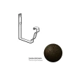 Крюк желоба карнизный 120x86x146 мм Металл Профиль FORAMINA FREEZE QUADRO 3,0 DarkBrown